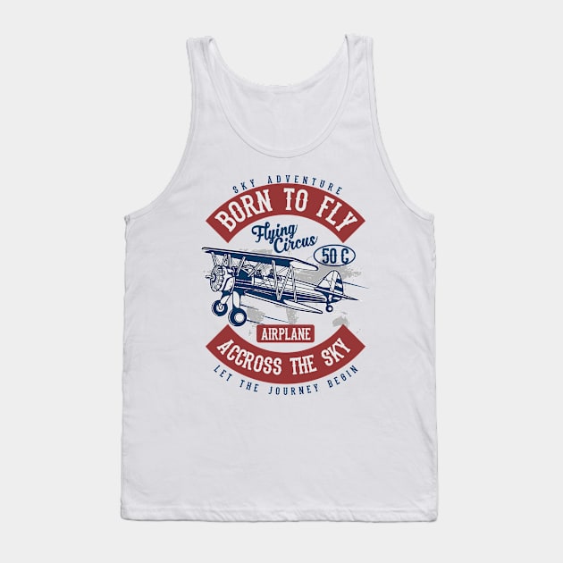 Airplane Tank Top by PaunLiviu